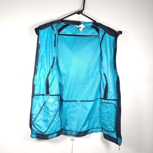 Lululemon Women's PackIt Sz4 Blue Lightweight Hooded Athletic Running Vest - Picture 5 of 11